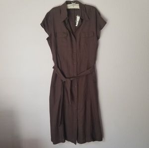 New York & Company brown dress